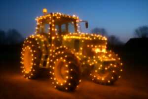 photo Noël - Défilé de tracteurs illuminés