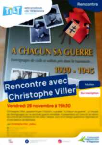photo Rencontre avec Christophe Viller