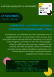 photo Conférence « les terres australes et antarctiques françaises » (TAAF) au Prieuré des Arts à Saint-Remy
