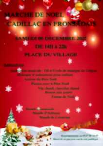 photo Marché de Noël Cadillac en Fronsadais