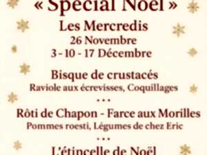photo Menu du jour spécial Noël