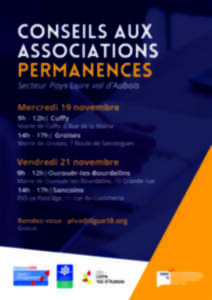 photo Conseils aux associations - permanence à Cuffy