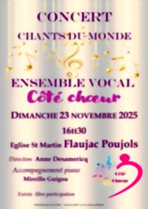 photo Concert de l'ensemble vocal Côté Chœur