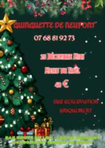 photo Menu de noël de la guinguette de Neufont