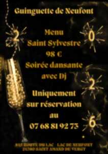 photo Menu de saint sylvestre de la guinguette de Neufont