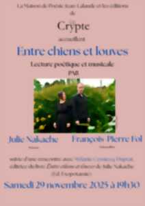 photo Entre chiens et louves - lecture poétique musicale