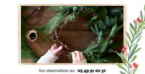 photo Animation fabrication décoration de Noel à l'Ecomusée