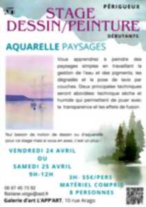 photo Stage dessin-peinture : Aquarelle - Paysages  par Floriane VIRGO
