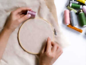 photo Atelier broderie au Café La Belle Poule