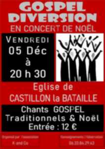 photo Gospel diversion en concert de Noël à Castillon-la-Bataille