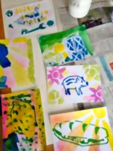 photo Atelier création de cartes postales à Gourdon