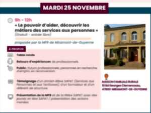 photo Table ronde - Le pouvoir d'aider, découvrir les métiers des services aux personnes