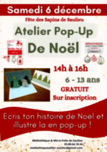 photo Atelier Pop-Up de Noël à la Micro-Folie _ Fête des Sapins de Saulieu