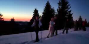 photo Balade nocturne en montagne hivernale