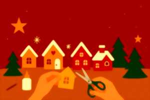 photo Atelier Mon village de Noël en papier