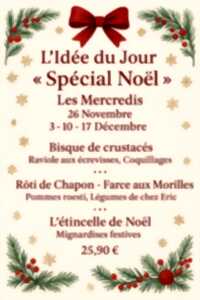 photo Menu du jour spécial Noël