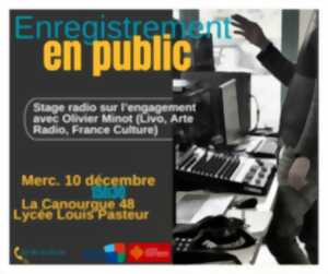 photo ENREGISTREMENT EN PUBLIC