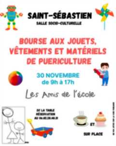 Bourse aux jouets, vêtements et matériel de puériculture