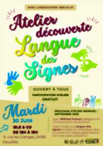 photo Atelier langue des signes