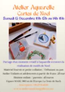 Atelier Aquarelle Cartes de Noël