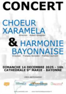 Choeur Xaramela et Harmonie Bayonnaise à la Cathédrale Sainte-Marie