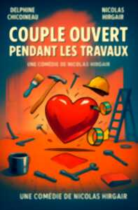 Couple ouvert pendant les travaux