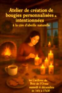 Atelier de création de bougies personnalisées & intentionnées à la cire d'abeille
