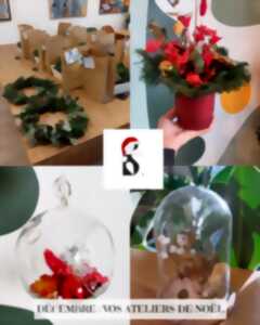 Atelier centre de table de Noël