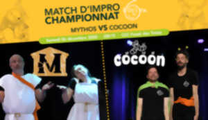 photo Match d'improvisation CHAMPIONNAT : Mythos vs Cocoon