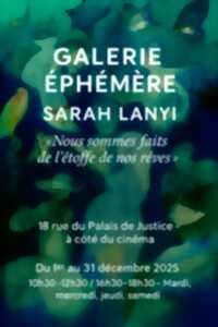 photo Ouverture galerie peinture éphémère