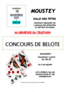 photo CONCOURS DE BELOTE AU BÉNÉFICE DU TÉLÉTHON à MOUSTEY