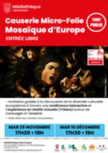 photo Causerie Micro-Folie Mosaïque d’Europe : diversité et patrimoine