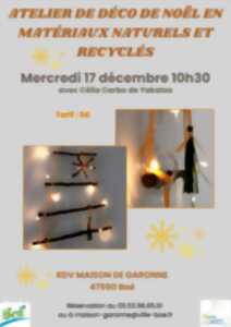 photo Atelier créatif de décoration de Noël - Tout public