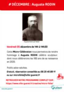 photo Micro-célébration Auguste Rodin