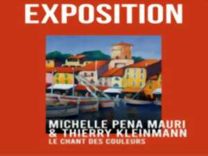 photo EXPOSITION AU ROMBEAU : MICHELLE PENA MAURI & THIERRY KLEINMANN – LE CHANT DES COULEURS