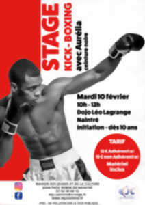 photo Stage de boxe avec Aurélia