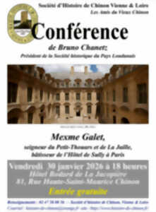 photo Conférence sur Mexme Galet, seigneur du Petit Thouars et de La Jaille