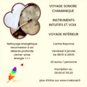 photo VOYAGE SONORE CHAMANIQUE