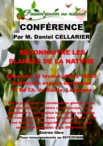 photo CONFÉRENCE - RECONNAITRE LES PLANTES DE LA NATURE