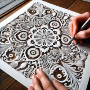 photo Atelier ADULTE : Pâques en dentelle de papier