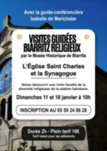 photo Visite de Biarritz par le musée historique -  Le Biarritz religieux / L’Eglise Saint Charles et la Synagogue