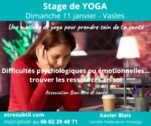 photo Stage YOGA - Difficultés psychologiques ou émotionnelles