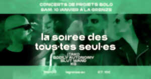 photo Itako + KG + Bodily Autonomy + Blut Wand x La soirée des tous·tes seul