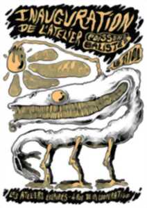 photo Inauguration de l'atelier de gravure des Poissons Balistes