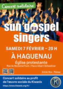 photo Concert avec les Sun Gospel Singers organisé par le KIWANIS club de Haguenau
