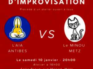 photo Théâtre - Match ! Le Minou reçoit L'AIA d'Antibes !