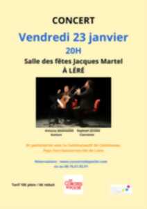 photo Les concerts de poche : Raphaël SÉVÈRE, clarinette Antoine MORINIÈRE, guitare