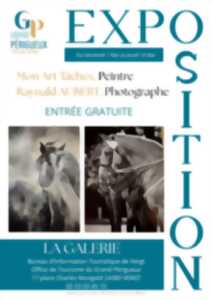 photo Exposition de Mon Art Tâches, peintre et Raynald AUBERT, photographe