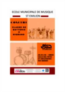 photo Concert de la classe de batterie municipale et du Big Band