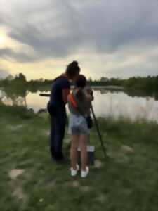 photo La Loire au coucher du soleil avec la Maison de la Loire